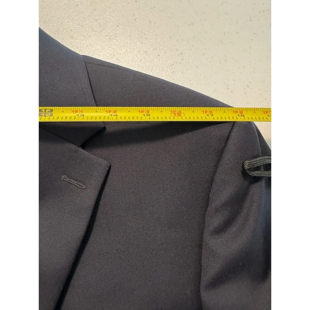 Lauren Ralph‎ Lauren Blazer Men's 42R Classic Fit Navy Wool Gold Button - Mint!